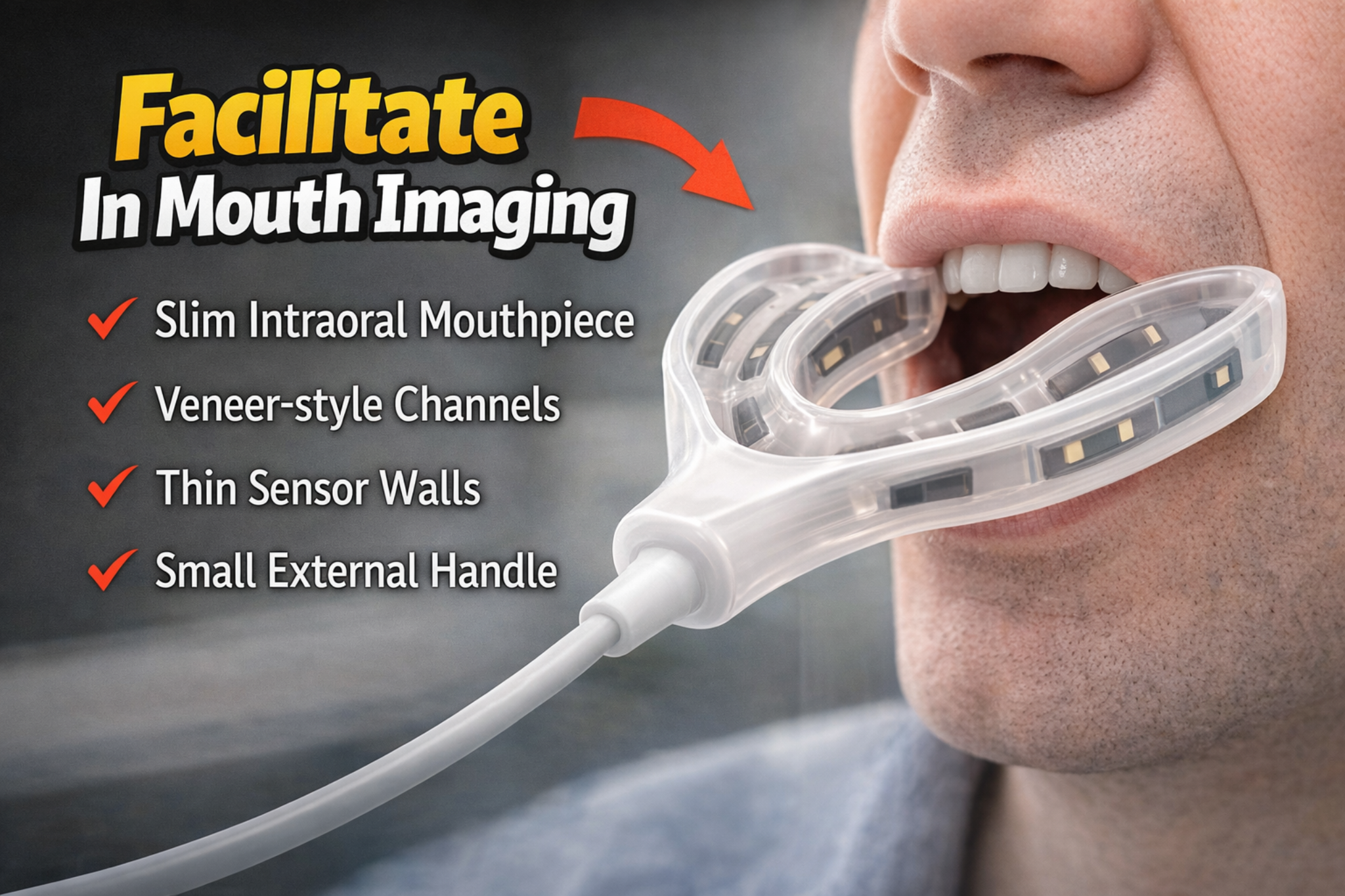 Clinical in-mouth imaging concept